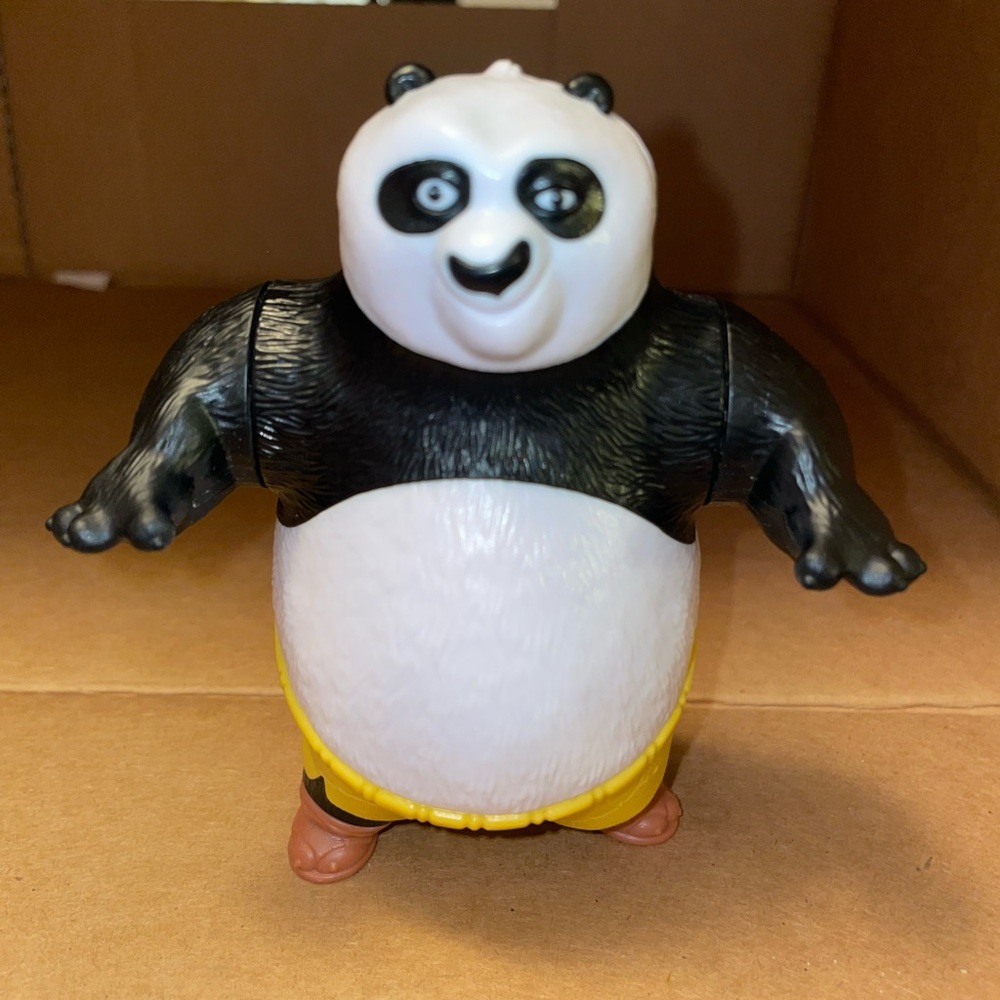 Kung Fu Panda Action Figure - Po Black and White